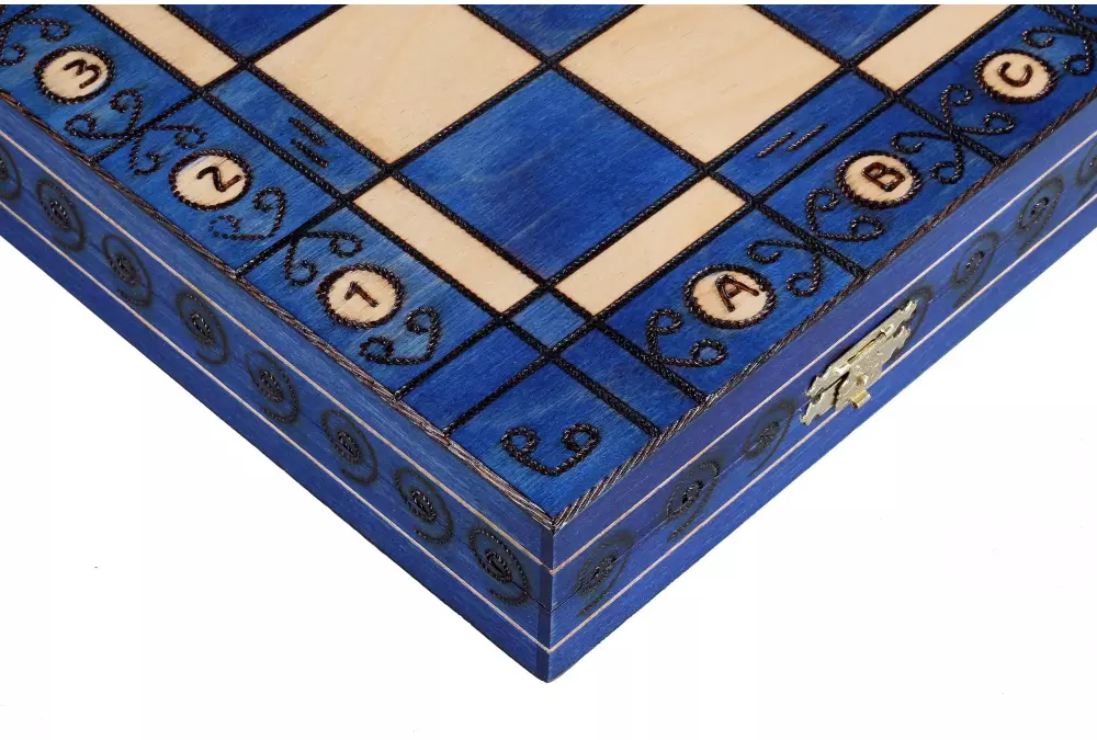 SZACHY AMBASADOR New Line kolor niebieski (54cm)